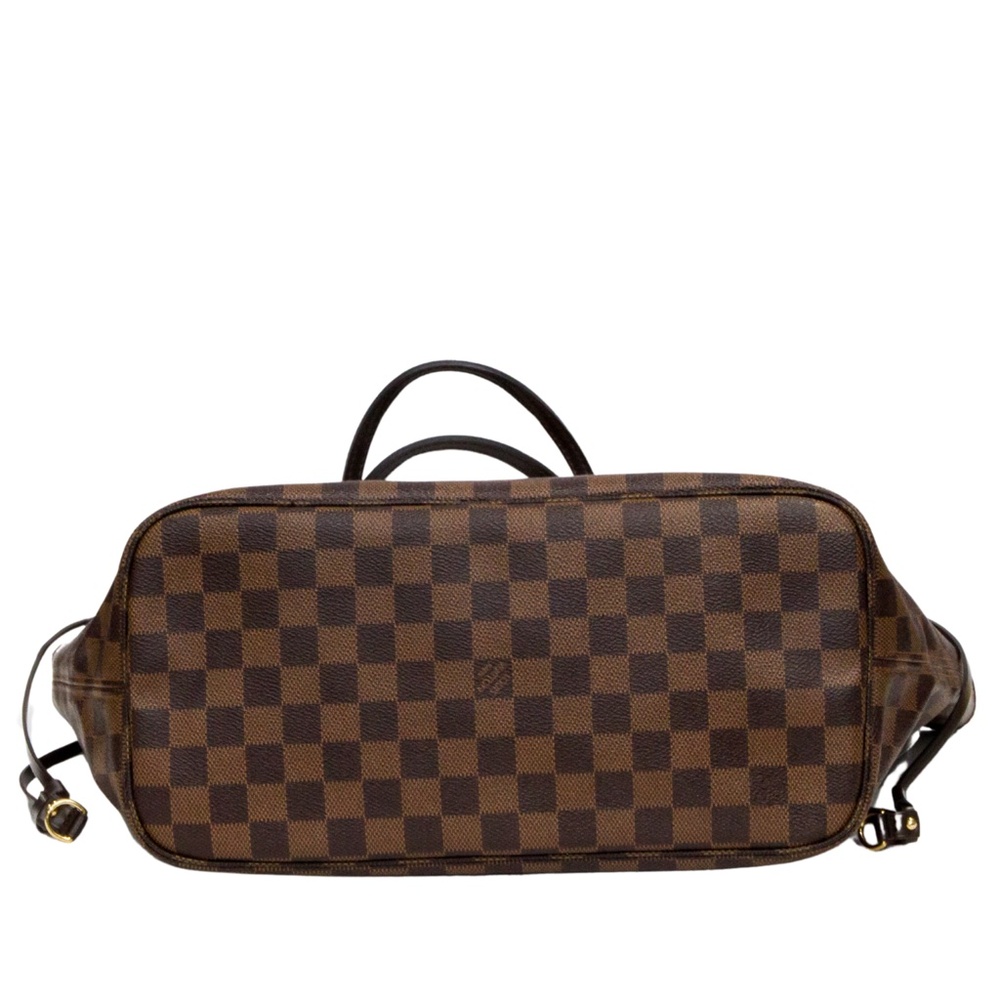 LOUIS VUITTON DAMIER EBENE CANVAS NEVERFULL MM TOTE BAG AR2144 - Picture 3 of 6